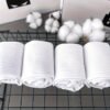 Men Crew Socks 10 Pairs Comfortable Breathable Casual Socks White