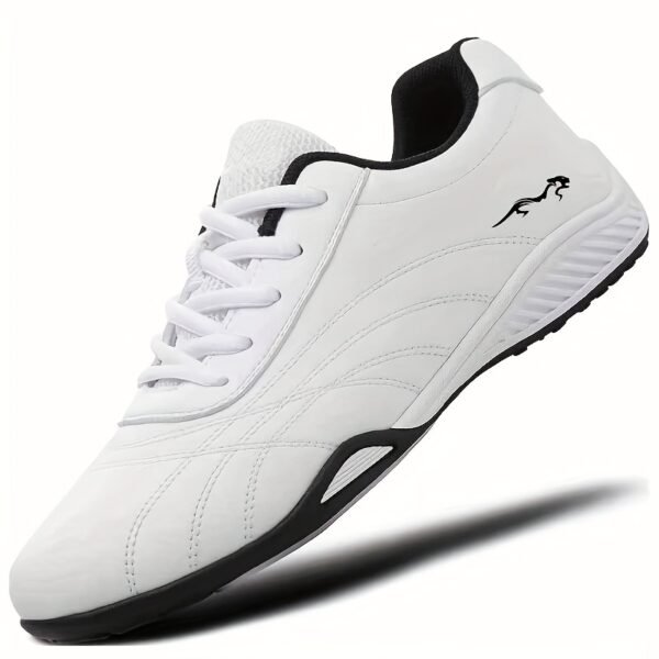 Men's New Stylish Athletic Shoes, Versatile Lace-Up Flat Sneakers