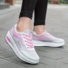 Women Platform Sneakers Breathable Mesh Lightweight Casual Walking Shoes