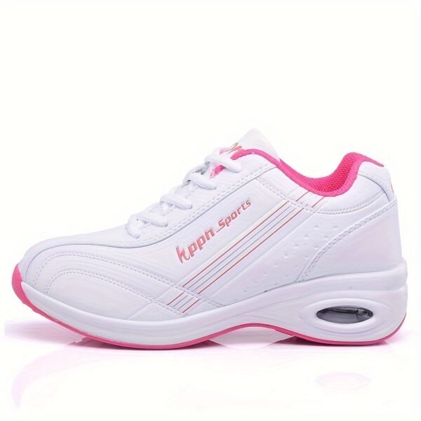 89423f1f-09b9-436c-8d3f-7ff4f044a719.jpg Women’s Platform Sneakers Air Cushion Lightweight Shoes (White/Pink)