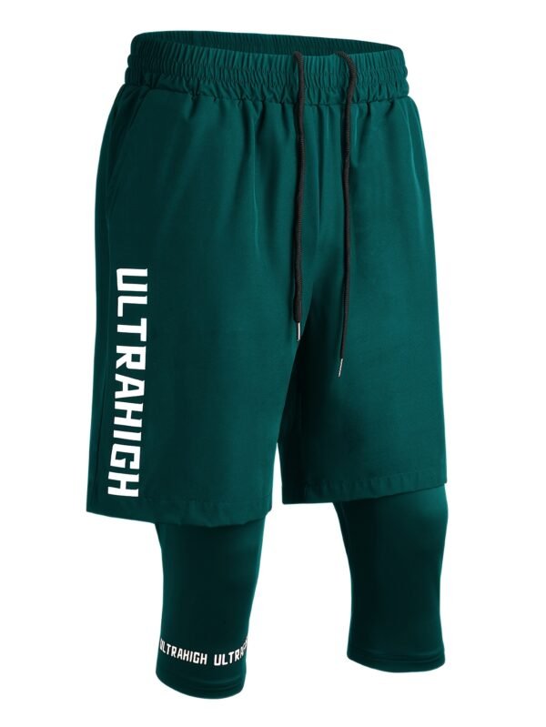 Men's Casual Sports Shorts Malachite Green