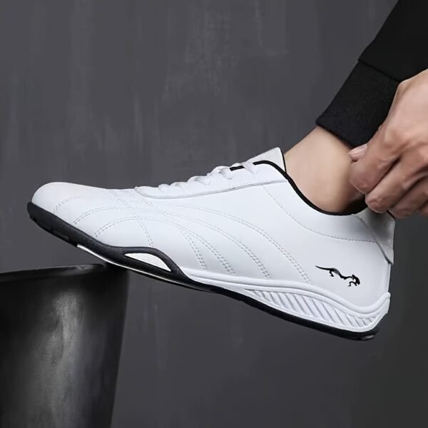 Men's New Stylish Athletic Shoes, Versatile Lace-Up Flat Sneakers
