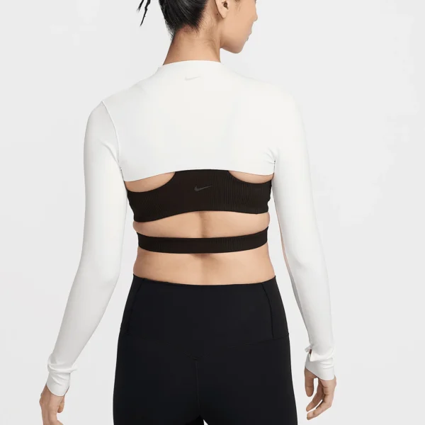 Sb62e6737b79c49918d62d4a7389787a71.webp Nike Official Genuine Summer New Women's Sports Training Breathable Long Sleeve T-Shirt HJ1862-133