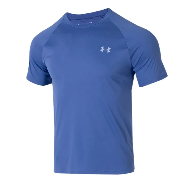 Under Armour Men T-Shirt Short Sleeve Breathable Training Running Top 1327965-561 Blue