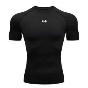 Men’s Compression T-Shirt Quick Dry Short Sleeve Gym Fitness Stretch Sports Top