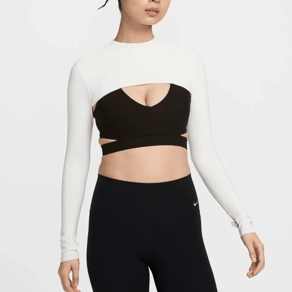 Sfc965457ebc4434193611180e043c69aJ.webp Nike Official Genuine Summer New Women's Sports Training Breathable Long Sleeve T-Shirt HJ1862-133