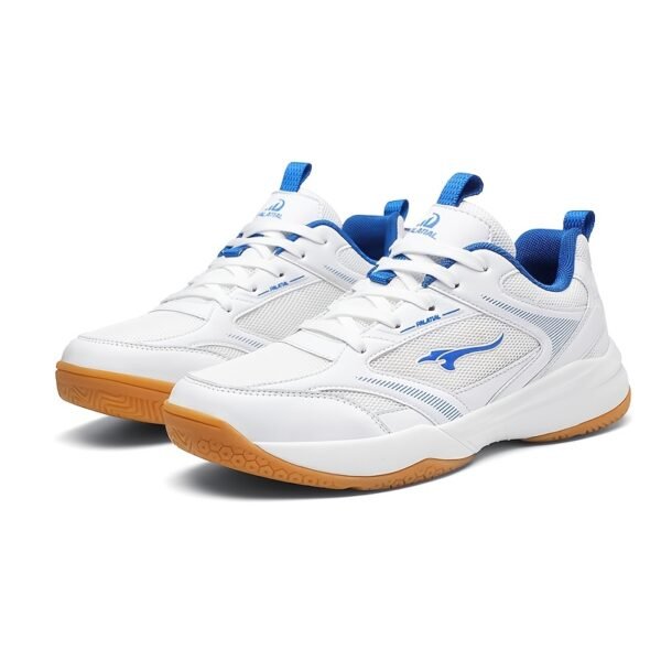 Court Sneakers Lightweight Cushioned Casual Tennis Shoes (White/Blue)