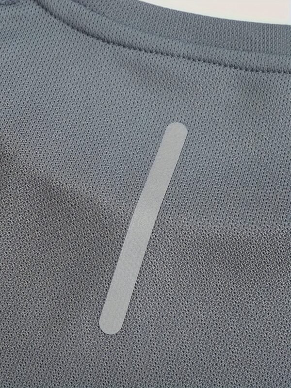 Men Athletic T-Shirt 4 Pack Quick Dry Moisture Wicking Reflective Gym Running Tops