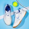 Court Sneakers Lightweight Cushioned Casual Tennis Shoes (White/Blue)