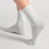 Unisex Crew Socks Soft Breathable Casual Socks White