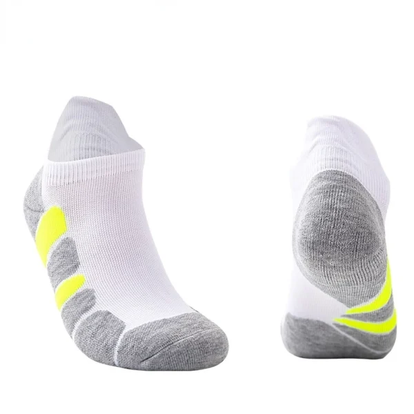 New Boat Socks Men Short Tube Towel Bottom Outdoor Sports Socks Sweat-absorbing Basketball Socks Running Fitness Socks Men