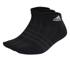 Adidas Ankle Socks 3 Pairs Unisex Black Ori (Lifestyle & Basketball Cushioned IC1277 / Lifestyle Thin and Light IC1282)