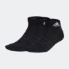 Adidas Ankle Socks 3 Pairs Unisex Black Ori (Lifestyle & Basketball Cushioned IC1277 / Lifestyle Thin and Light IC1282)
